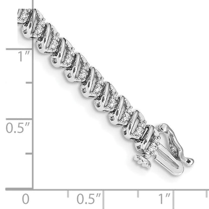 14K Gelbgold Armband mit natürlichen Diamanten