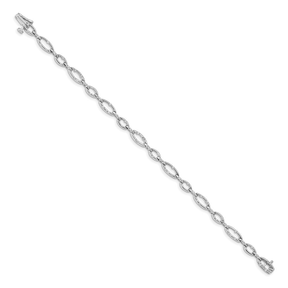 14K Gelbgold Armband mit Diamanten
