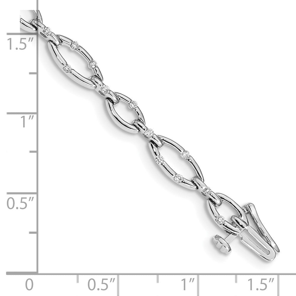 14K Gelbgold Armband mit Diamanten
