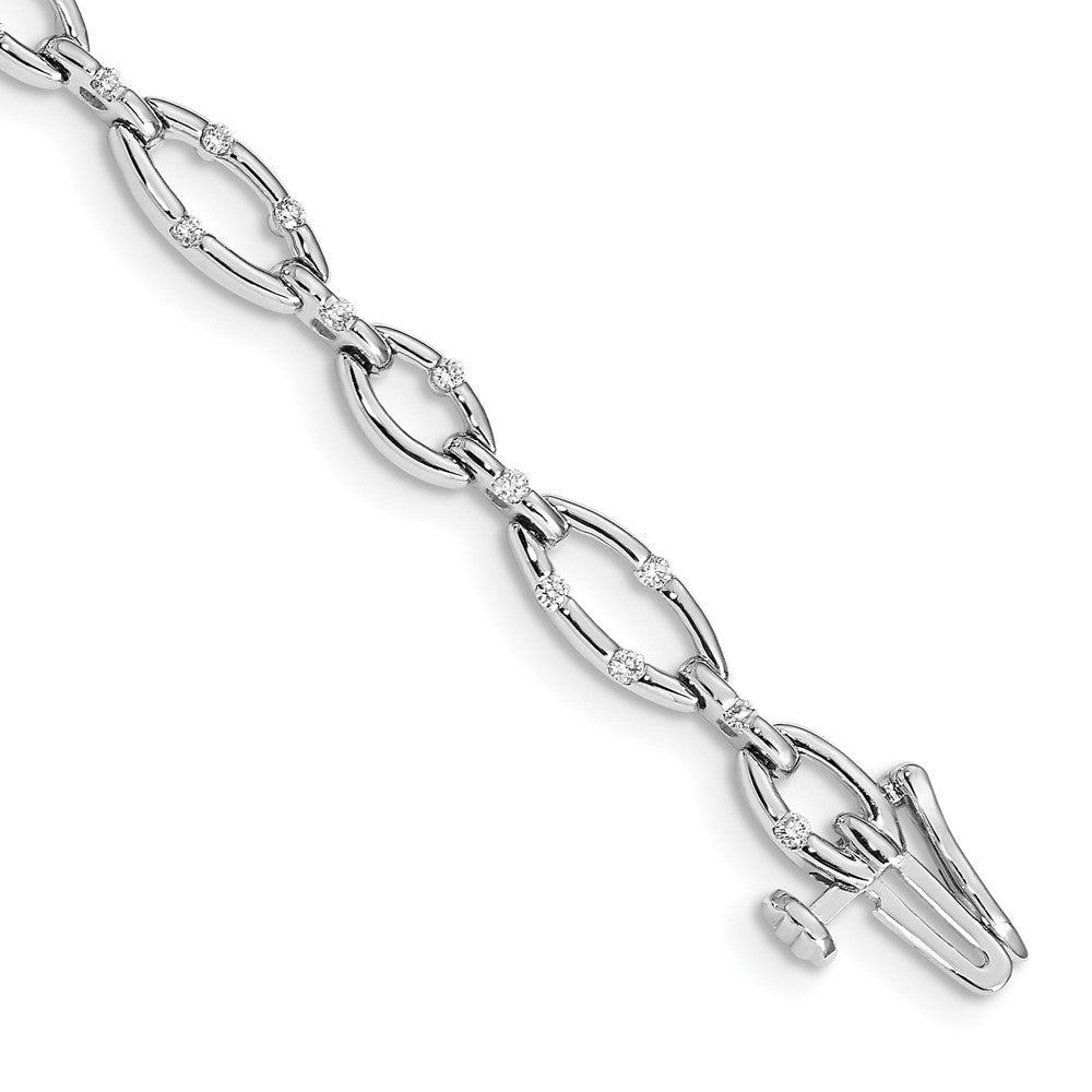 14K Gelbgold Armband mit Diamanten