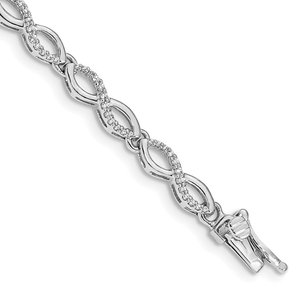 14K Gelbgold Armband mit natürlichen Diamanten