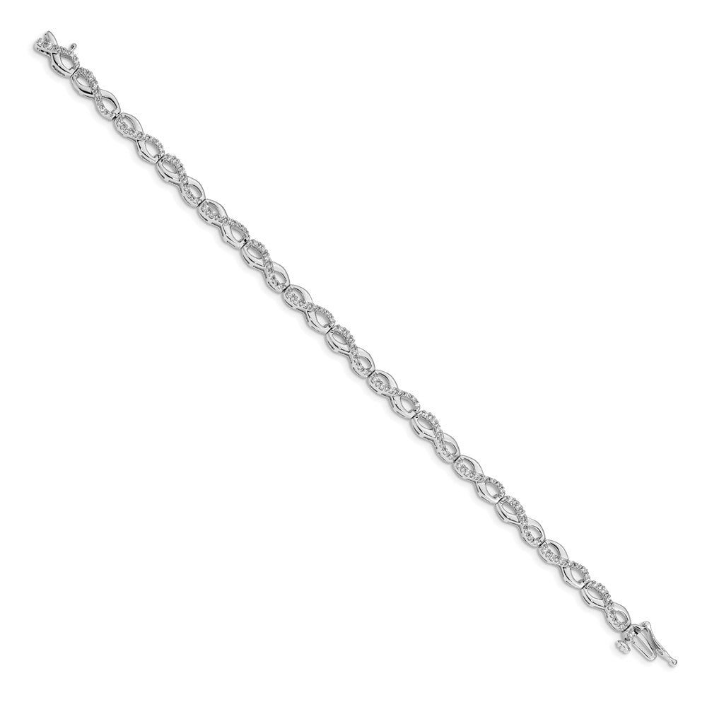 14K Gelbgold Armband mit natürlichen Diamanten
