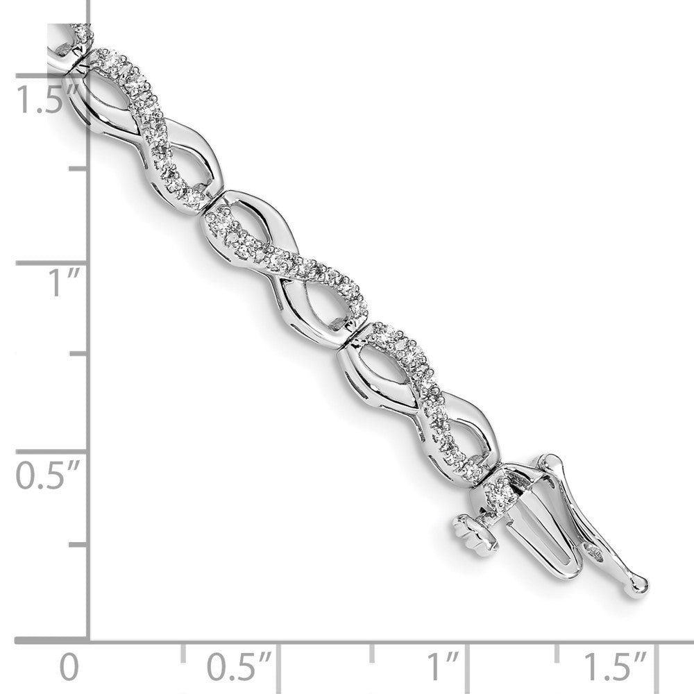 14K Gelbgold Armband mit natürlichen Diamanten