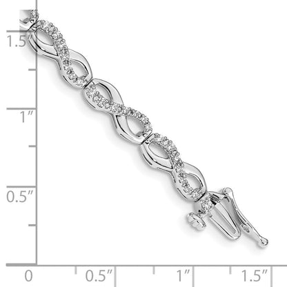 14K Gelbgold Armband mit natürlichen Diamanten