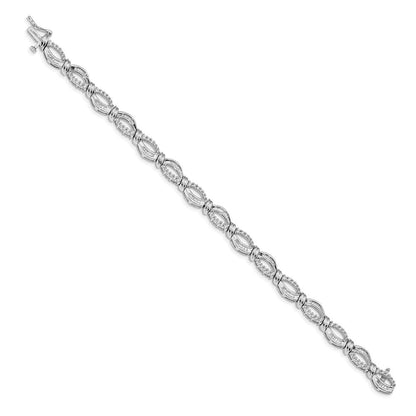 14K Gelbgold Fashion-Armband mit natürlichen Diamanten