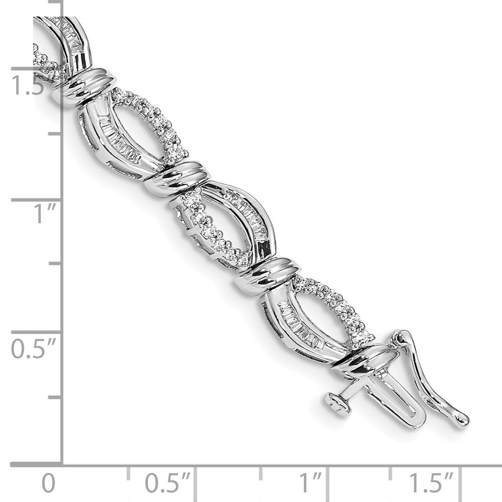 14K Gelbgold Fashion-Armband mit natürlichen Diamanten