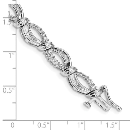 14K Gelbgold Fashion-Armband mit natürlichen Diamanten