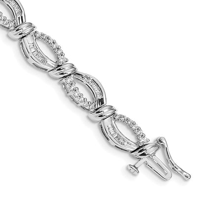 14K Gelbgold Fashion-Armband mit natürlichen Diamanten