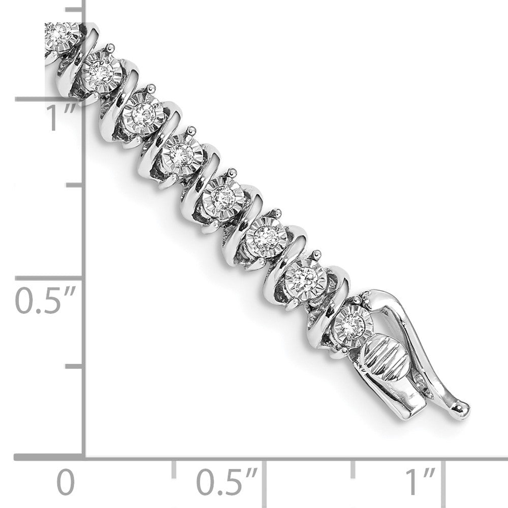 14K Gelbgold Armband mit natürlichen Diamanten