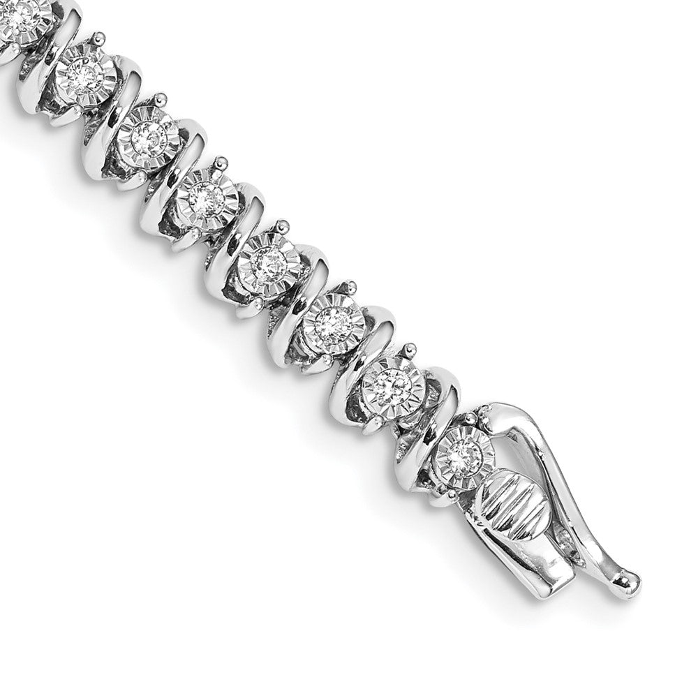 14K Gelbgold Armband mit natürlichen Diamanten