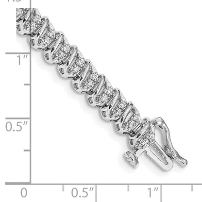 14K Gelbgold Armband mit natürlichen Diamanten