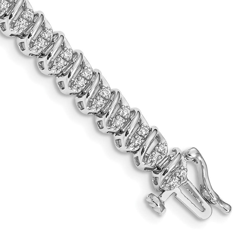 14K Gelbgold Armband mit natürlichen Diamanten