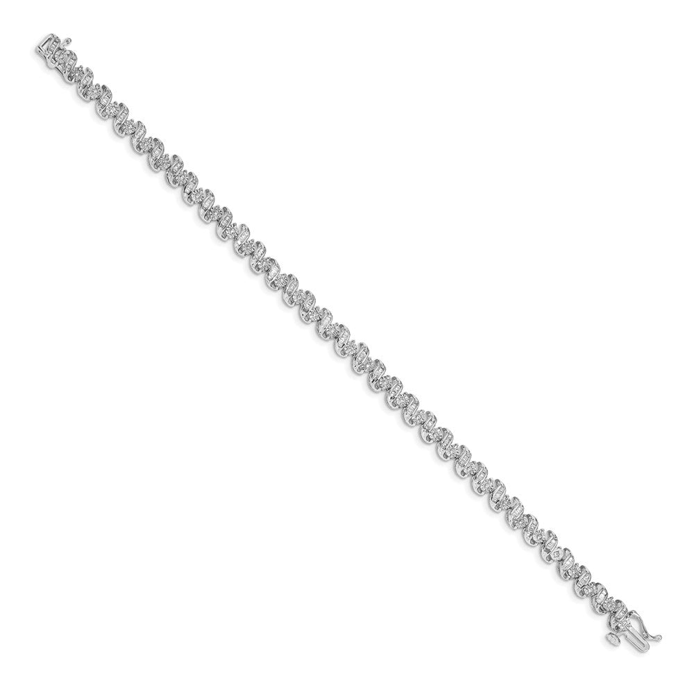 14-Karat-Gelbgold-Armband mit natürlichen Diamanten