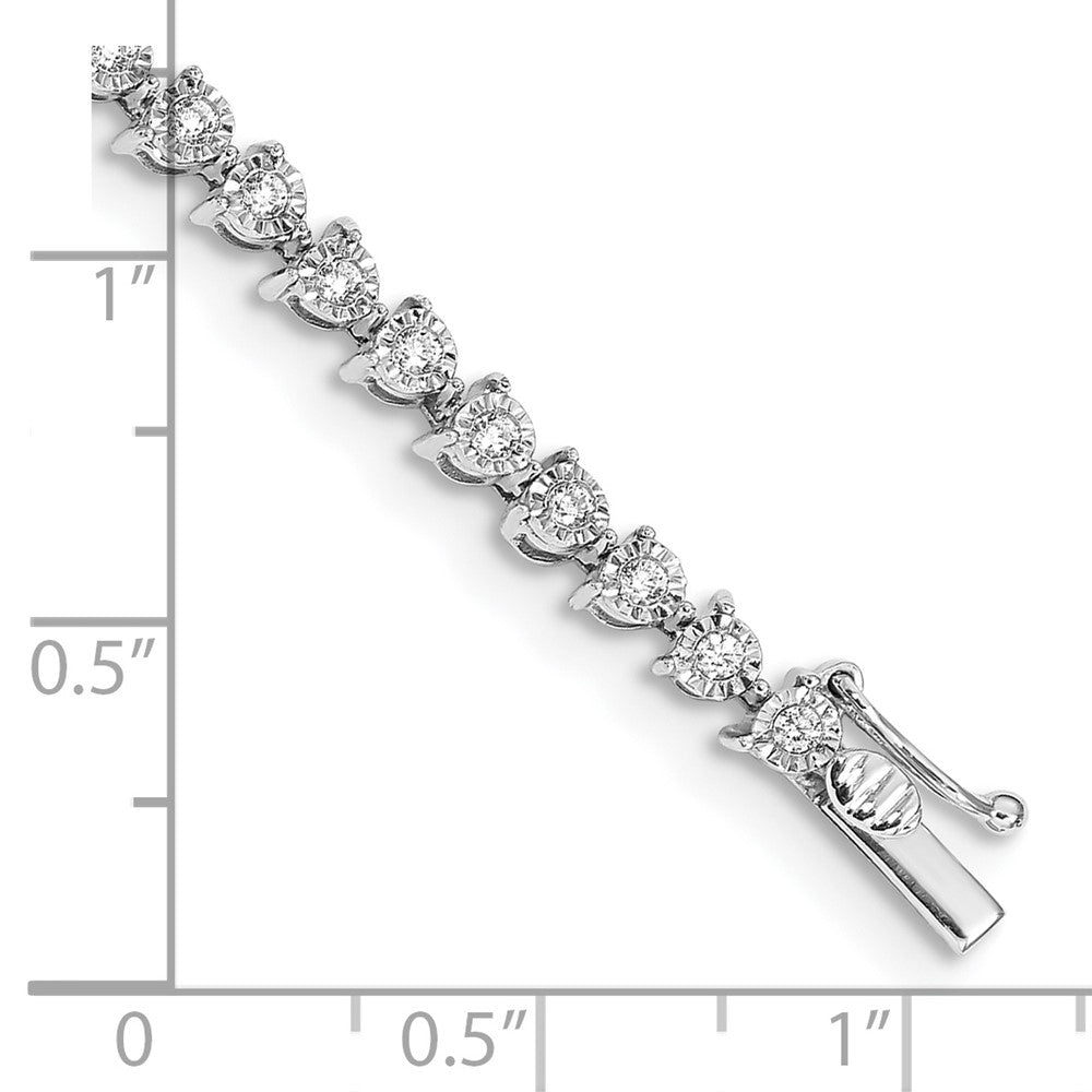 14K Gelbgold Tennis-Armband mit natürlichen Diamanten, 2,02 ct. Gesamtgewicht