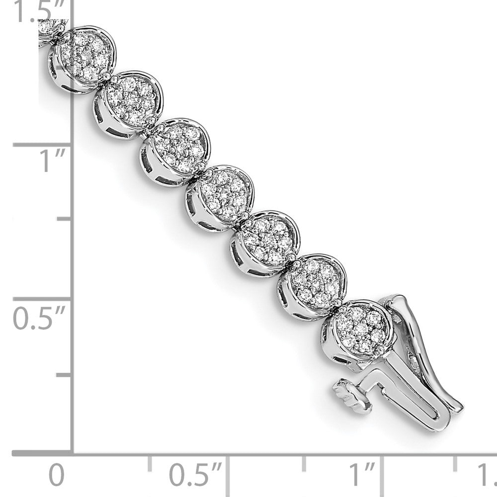 14K Gelbgold Armband mit natürlichen Diamanten