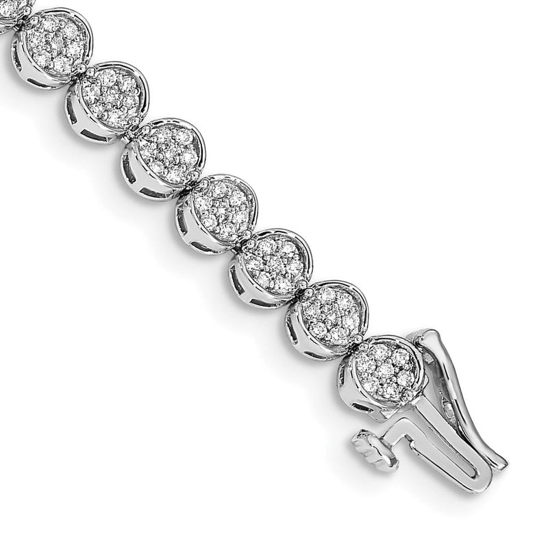 14K Gelbgold Armband mit natürlichen Diamanten
