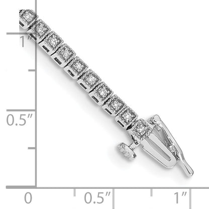 14K Gelbgold Armband mit natürlichen Diamanten