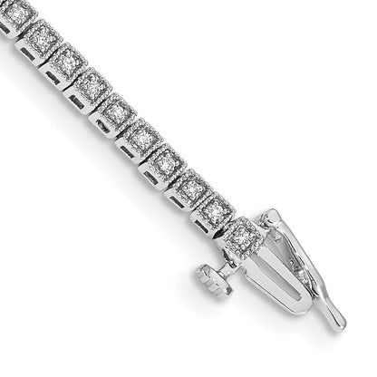 14K Gelbgold Armband mit natürlichen Diamanten