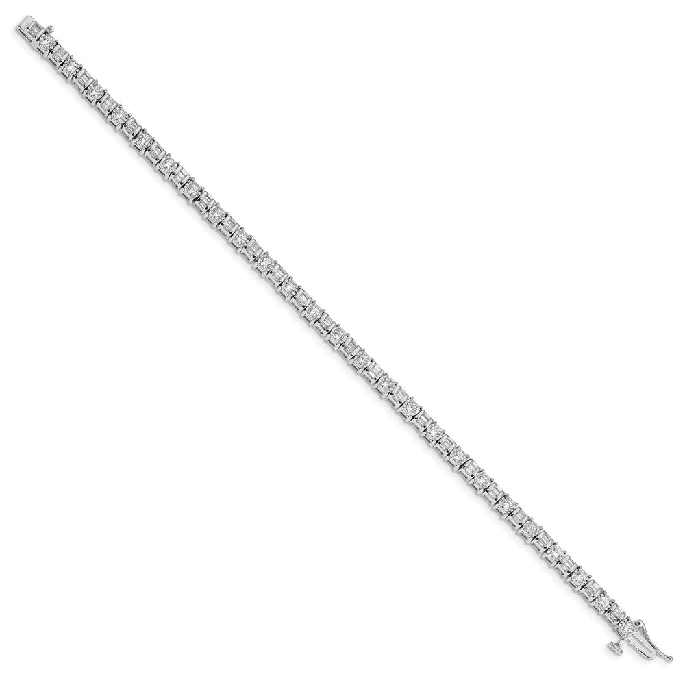 14K Gelbgold Armband mit natürlichen Diamanten