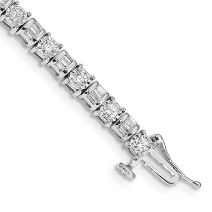 14K Gelbgold Armband mit natürlichen Diamanten