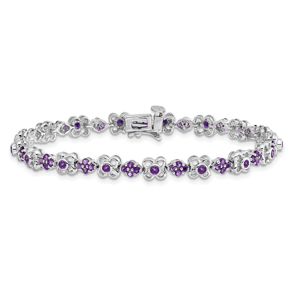 14K Gelbgold Armband mit Amethyst