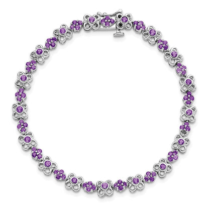 14K Gelbgold Armband mit Amethyst