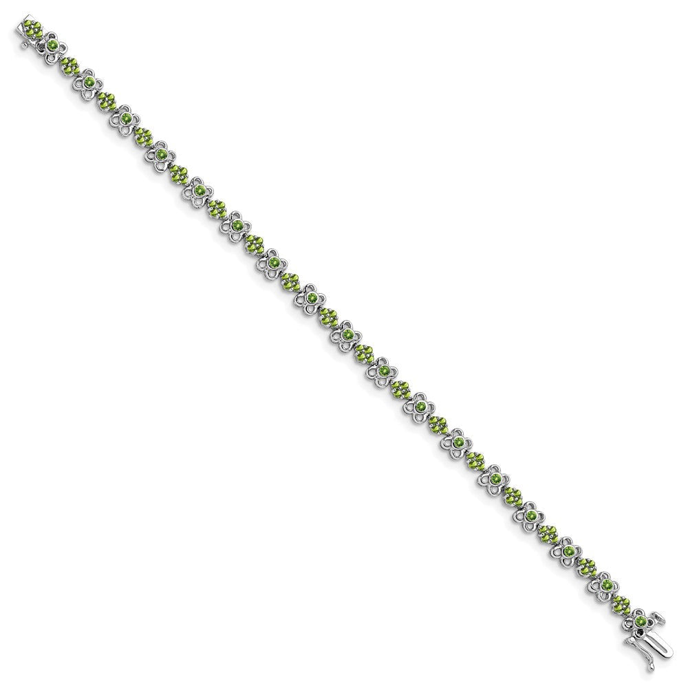 14K Gelbgold Peridot-Armband