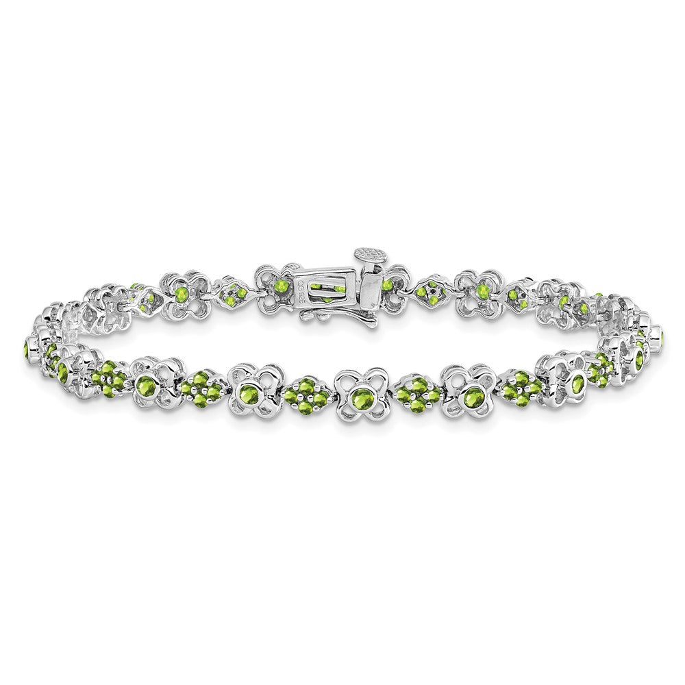 14K Gelbgold Peridot-Armband