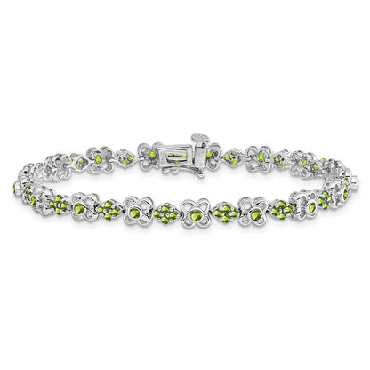 14K Gelbgold Peridot-Armband