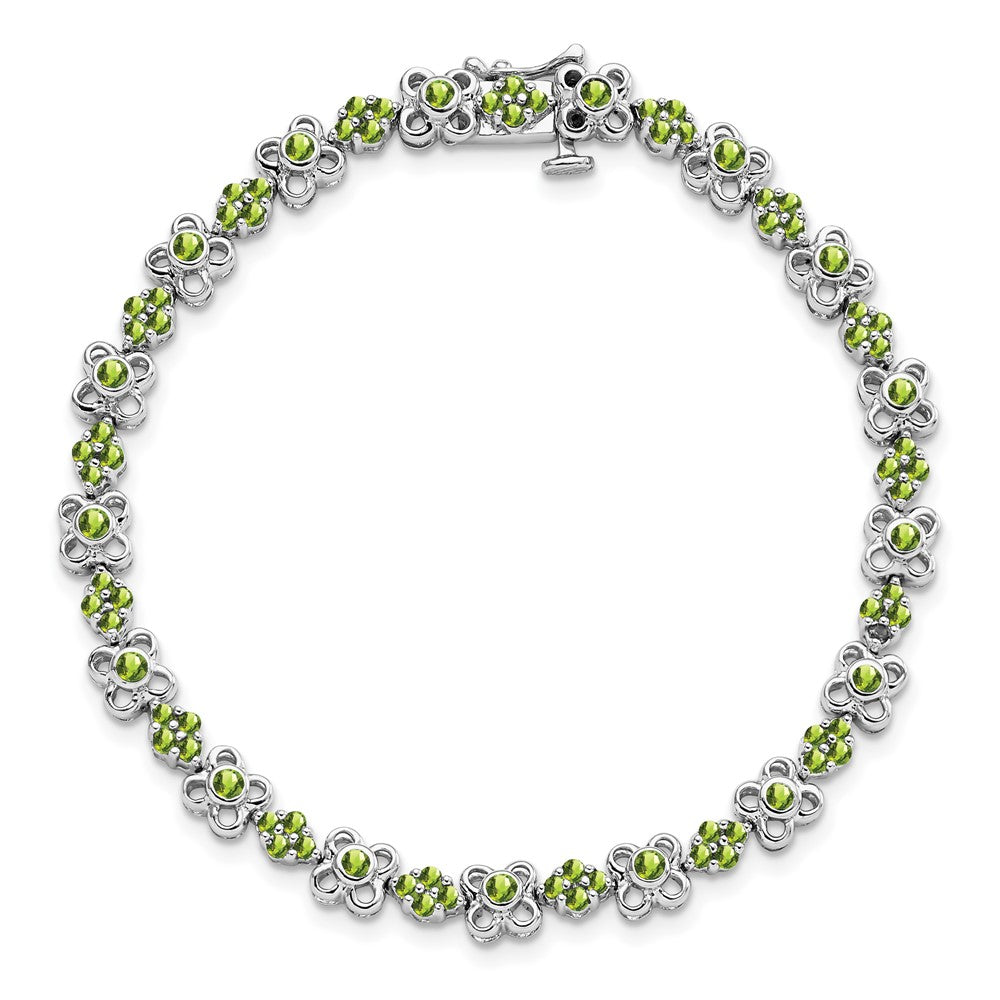 14K Gelbgold Peridot-Armband