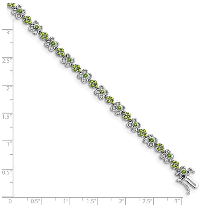 14K Gelbgold Peridot-Armband