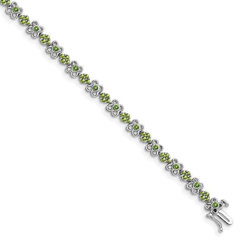 14K Gelbgold Peridot-Armband