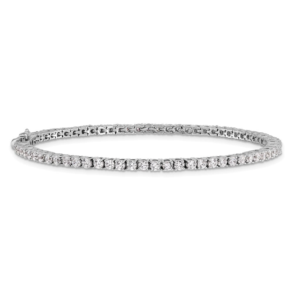 14K Weißgold 4 3/8 Ct. Im Labor Gezüchtet Diamant Vs/si+ G+ 7.5 Zoll Tennis Armband
