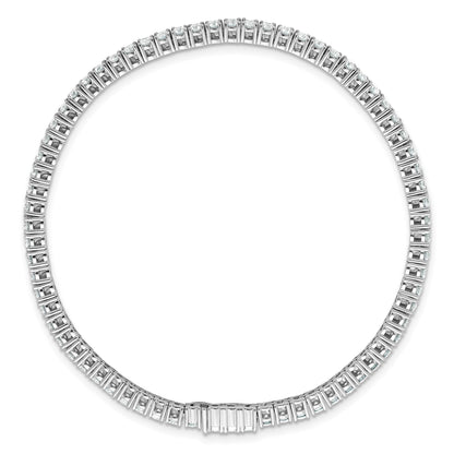 14K Weißgold 4 3/8 Ct. Im Labor Gezüchtet Diamant Vs/si+ G+ 7.5 Zoll Tennis Armband
