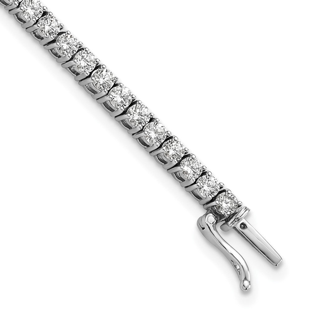 14K Weißgold 4 3/8 Ct. Im Labor Gezüchtet Diamant Vs/si+ G+ 7.5 Zoll Tennis Armband