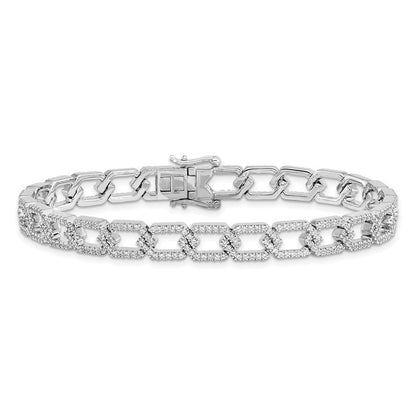 14K Gelbgold Armband mit natürlichen Diamanten, 10,0035 ct. Gesamtgewicht