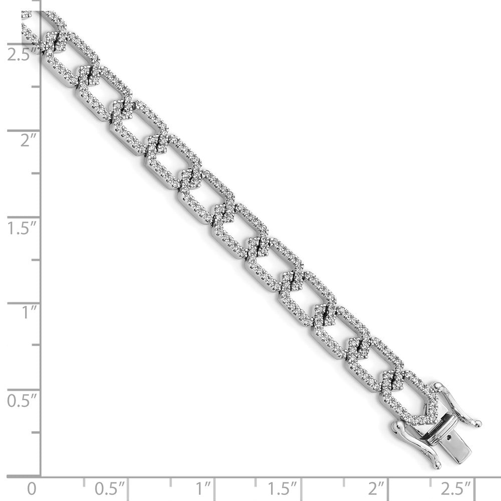 14K Gelbgold Armband mit natürlichen Diamanten, 10,0035 ct. Gesamtgewicht