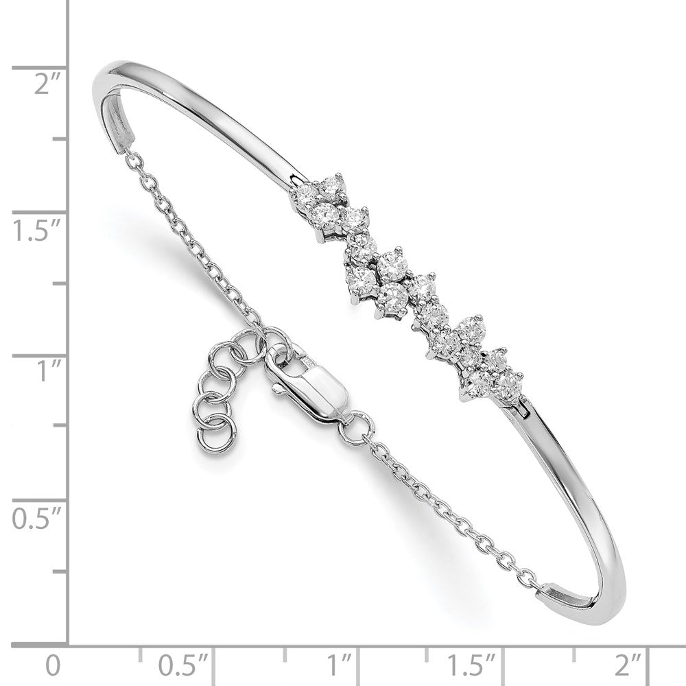 14K Gelbgold Armreif mit natürlichen Diamanten