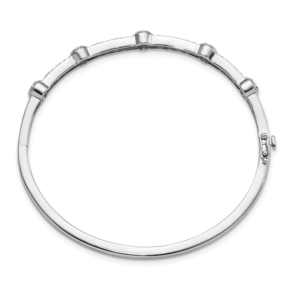 14K Weißgold True Origin 1 Karat Im Labor Gezüchtet Diamant Vs D E F Mittel 7 Zoll Fantasie Armreif