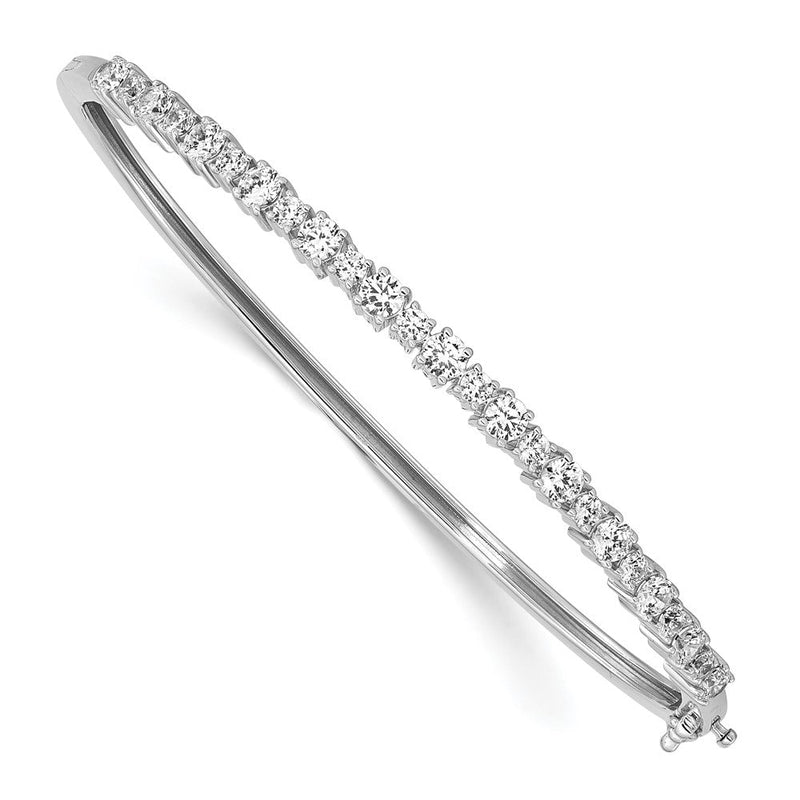 14K Weißgold True Origin 1 7/8 Karat Im Labor Gezüchtet Diamant Vs D E F Mittel 7 Zoll Fantasie Armreif
