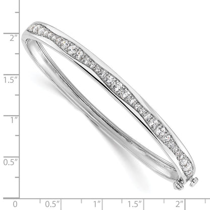 14K Weißgold True Origin 1 5/8 Karat Im Labor Gezüchtet Diamant Vs D E F 6.75 Zoll Armreif