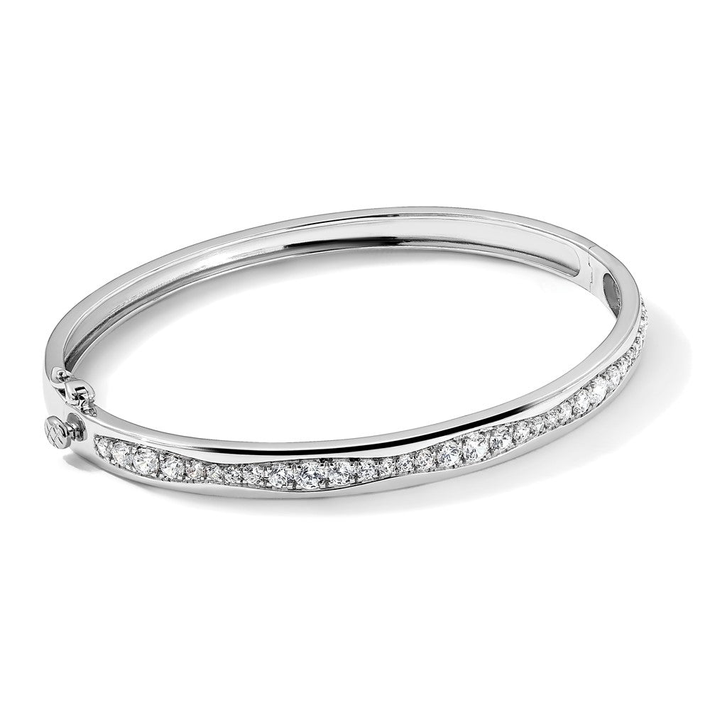 14K Weißgold True Origin 1 5/8 Karat Im Labor Gezüchtet Diamant Vs D E F 6.75 Zoll Armreif