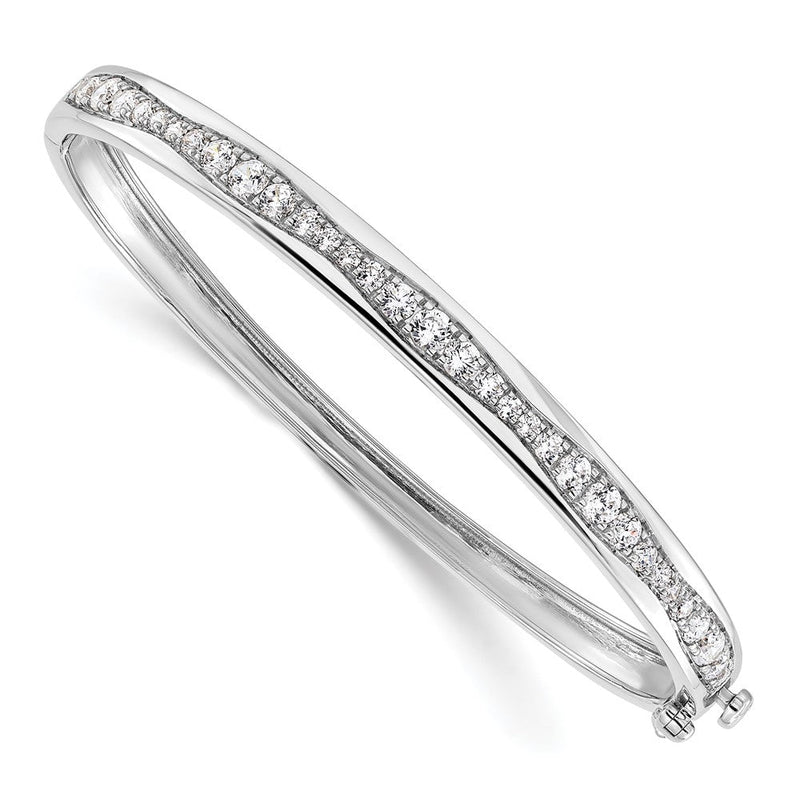 14K Weißgold True Origin 1 5/8 Karat Im Labor Gezüchtet Diamant Vs D E F 6.75 Zoll Armreif