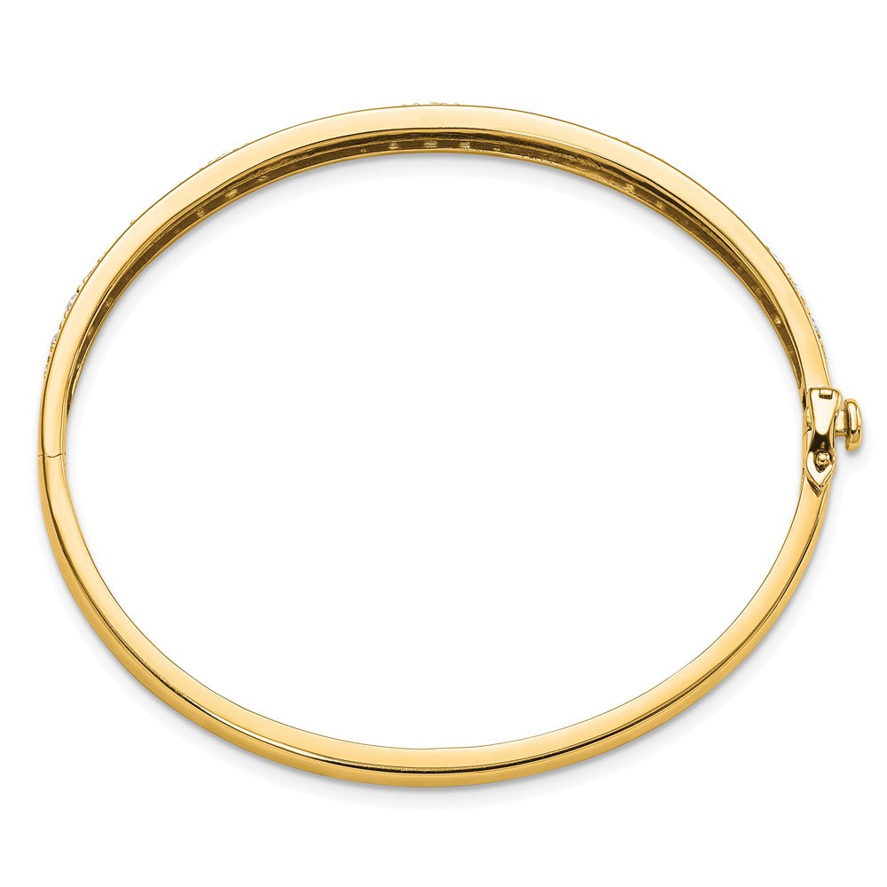 14K Gelbgold True Origin 1 5/8 Karat Im Labor Gezüchtet Diamant Vs D E F 6.75 Zoll Armreif