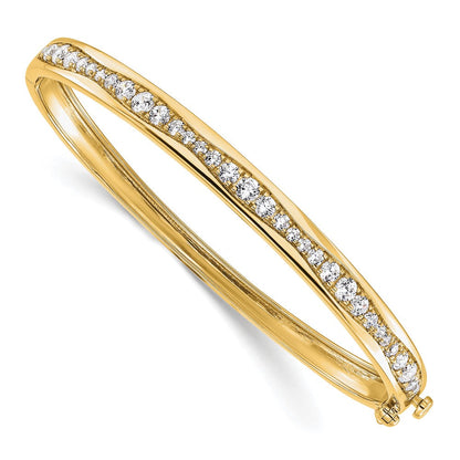 14K Gelbgold True Origin 1 5/8 Karat Im Labor Gezüchtet Diamant Vs D E F 6.75 Zoll Armreif