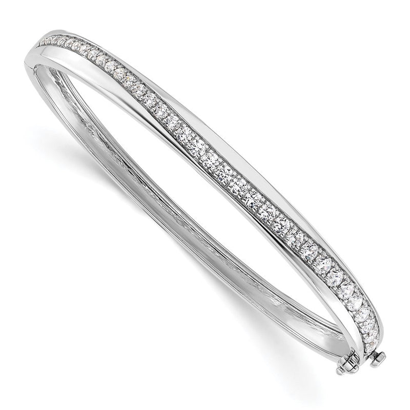 14K Weißgold True Origin 1 5/8 Karat Im Labor Gezüchtet Diamant Vs D E F 6.75 Zoll Armreif