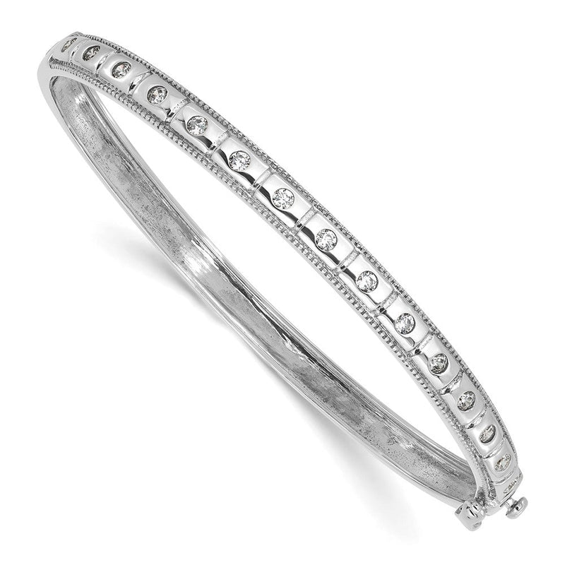14K Weißgold True Origin 1/2 Karat Im Labor Gezüchtet Diamant Vs D E F 6.75 Zoll Armreif