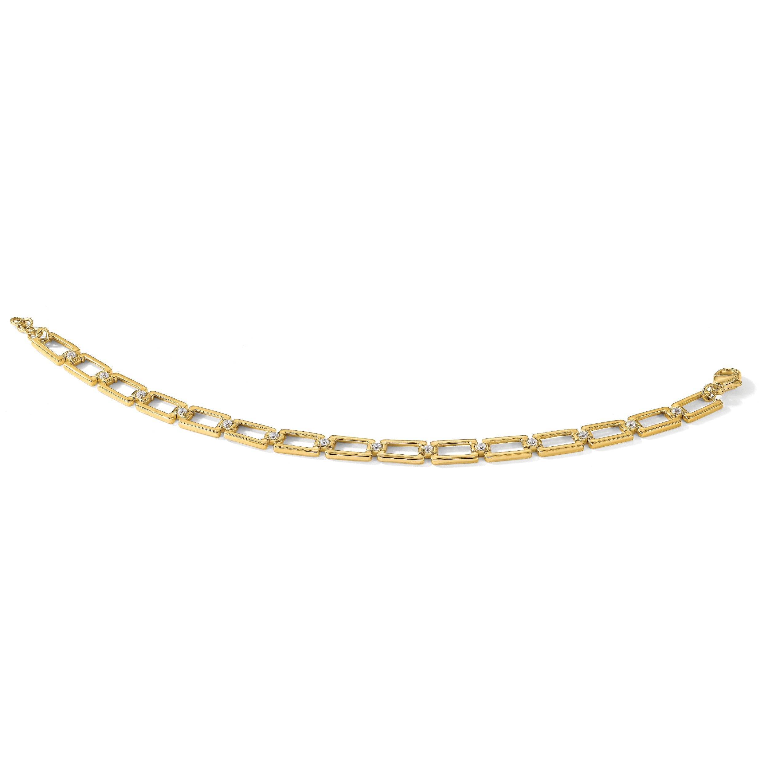 14K Gelbgold True Origin 1/2 Karat Im Labor Gezüchtet Diamant Vs Def 7 Zoll Fantasieglieder Armband
