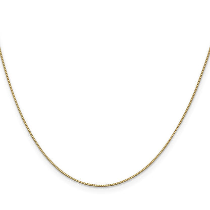 14K Gelbgold.7mm Venezianer mit Karabinerverschluss Halskette