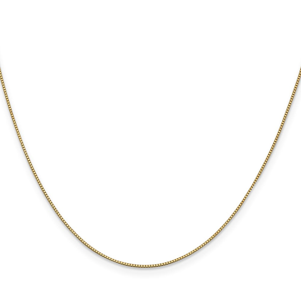 14K Gelbgold.7mm Venezianer mit Karabinerverschluss Kette Kinder Halskette